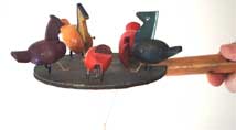 Wooden Toy Chickens