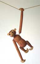 Wooden Toy Monkey