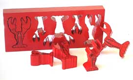 Wooden Toy Lobsters